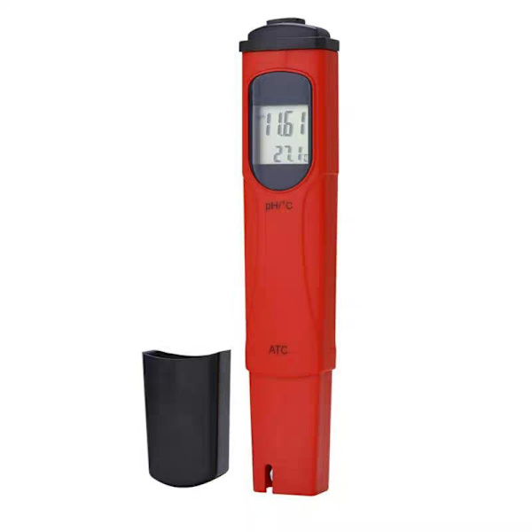 Vattenkvalitetstestmätare PH Temperatur 2 i 1 Set Digital Tester