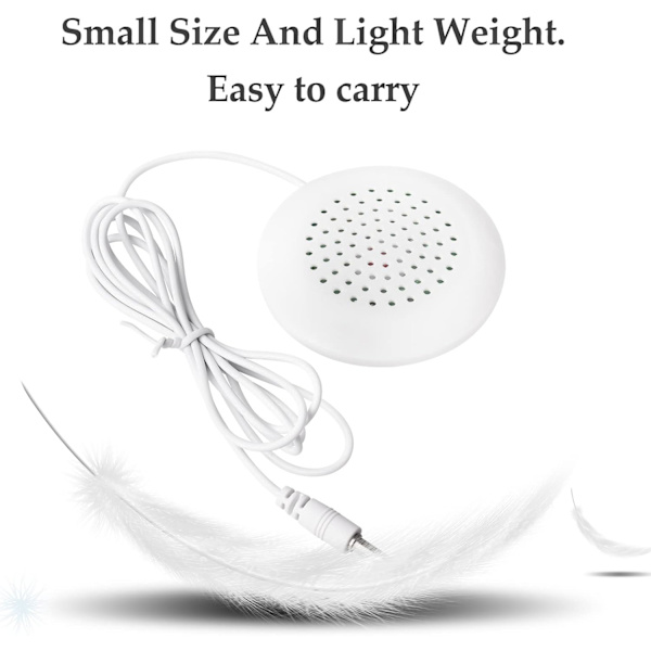 Högtalare under kudde, bärbar personlig högtalare, 3,5 mm minihögtalare, hypnoshögtalare, stereohögtalare, DIY-kuddhögtalare för MP3-telefon, bärbar CD med 3,5 mm