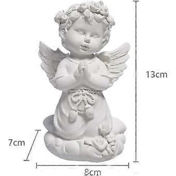 SZTXJ Dekorativ Engel Statuer Og Figurer Resin Engel Vinger Statue Skulptur Have Statue Figur Bord Midterstykke Dekoration Katolsk Religiøs