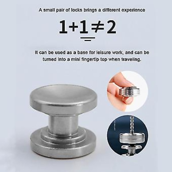Kokoonpantava Fidget, Käsispinneri Metalli Keskittymislelu