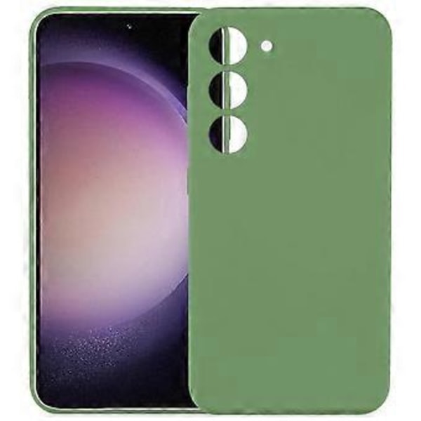 KALEBOL KLB-YTGJ002 Deksel til Samsung Galaxy S23, ensfarget flytende silikon+PC-telefondeksel (Stil B)