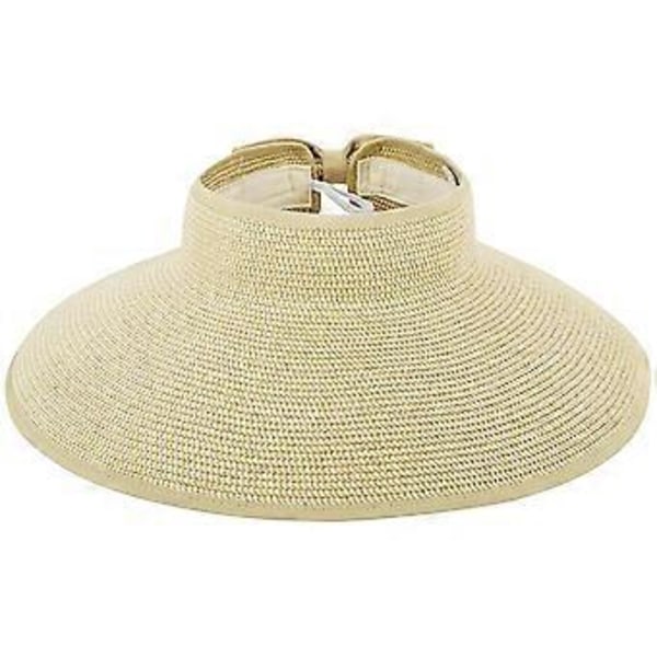 Dame UV Beskyttelse Sommer Bredskygget Strandhat Foldbar Solhat