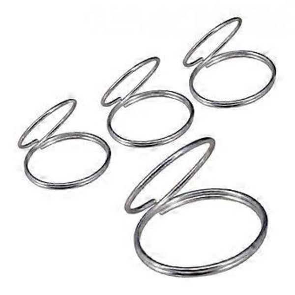 4 Fingerplektrum Skydd Plektrum För Ukulele Basgitarr (Silver)