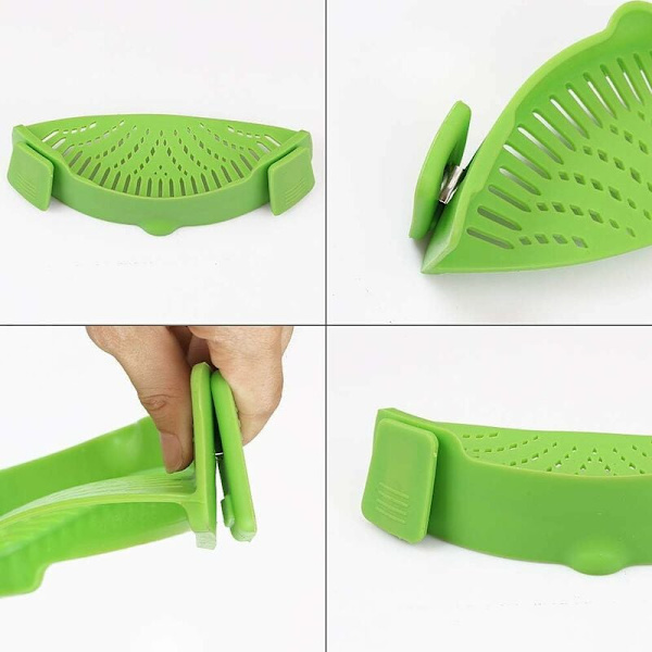 Grøn silikone clips-on pastasi