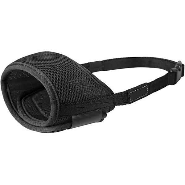 L, Nylon hundemunnbind, justerbar stropp