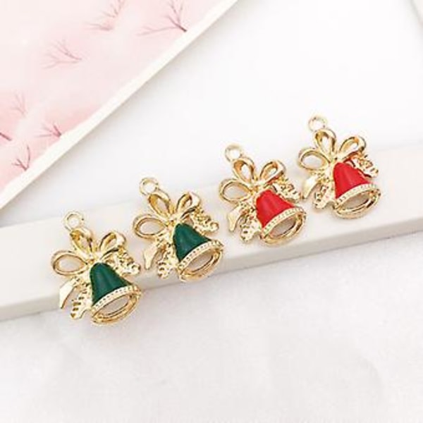 38 kpl Sekalaisia Jouluaiheisia Pienoisriipuksia Enamel-Pendants DIY Rannekorujen Korujen Valmistukseen