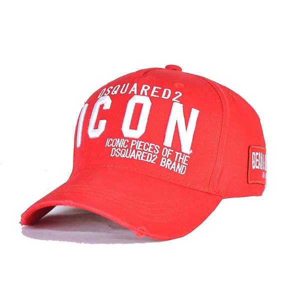Red Icon Dsquared2 Baseball Cap Adjustable Dsq Snapback Hat