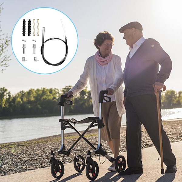 14 kpl jarruvaijerin käyttölaite Rollatorin varaosat, Rollator Walker Pa