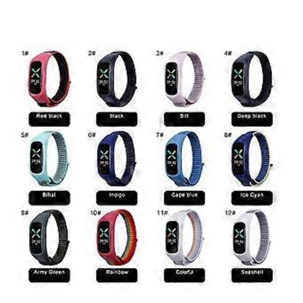 Nylon Urrem Justerbar Smart Urrem til OPPO Band Style/EVA Limited Edition - Indigo(Indigo)