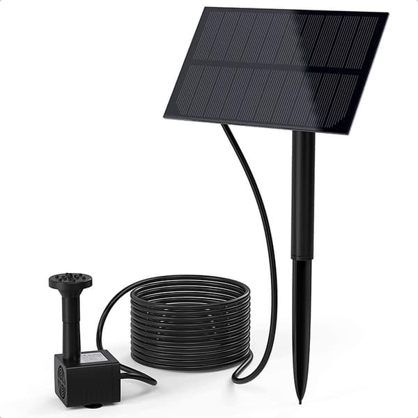 5W utomhus solfontän, solcellsdammpump, solvattenpump för