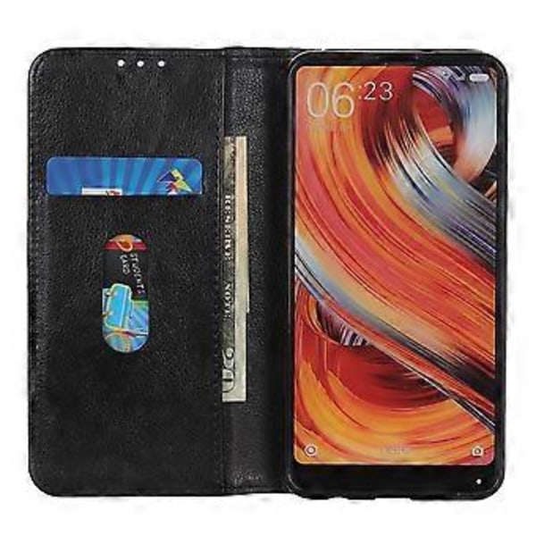 Til Motorola Edge 50 5G Stand Case Split Læder Litchi Tekstur Wallet Telefon Cover (Style A)