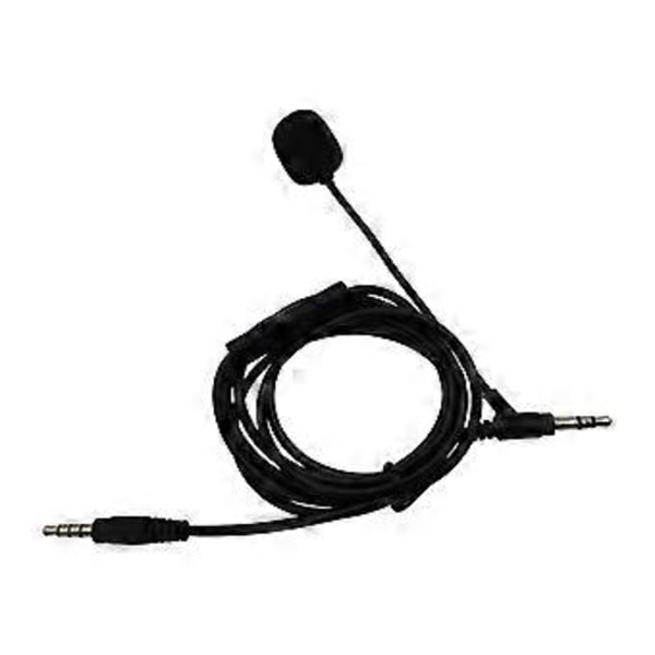 Mikrofonkabel med lydstyrkekontrol 3,5 mm Jack Gaming 120 cm 150 cm Lydkabeladapter til bærbar PC Spillekonsoller Tablet (1,2 m)