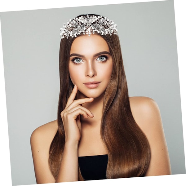 Brudkronan Legering Miss Dekorera Elasticitet silver