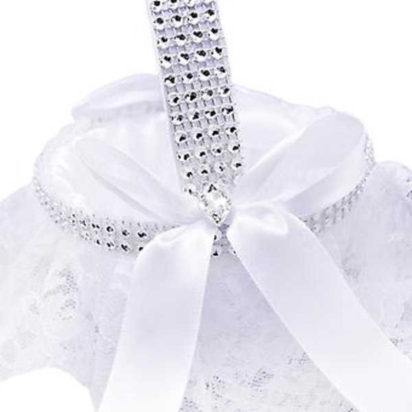 Elegant Bröllopstillbehör Blomkorg Simulerade Kronblad Fest Heminredning-gåva (Mönster 5672)