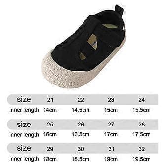 Canvas-sko for barn, uniformsko, lette slip-on sko for gutter og jenter for løping (32 Yards)