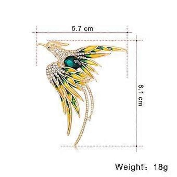 Phoenix Temperament Broche (guld)