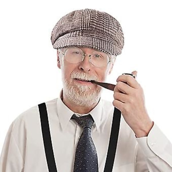 Grandpa Vanha Mies Puvustus 100 Päivää Koulua Puvustus Halloween Isoisä (Musta Valkoinen)