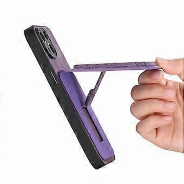 Til Nothing Phone (2a) Etui med Præget Mønster, Kortholder, Støttefod, Læder Bagside Cover (Style B)