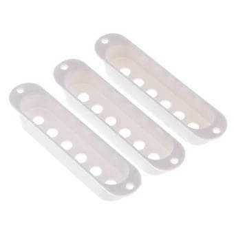 2X 3 stk. Elektrisk Guitar Pickup Single Coil Covers til Pickup Hvid
