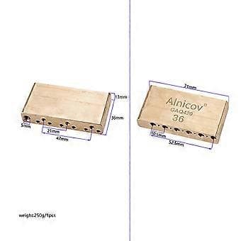 71 mm messing tremolobloksystem til elektrisk guitar, guitartilbehør