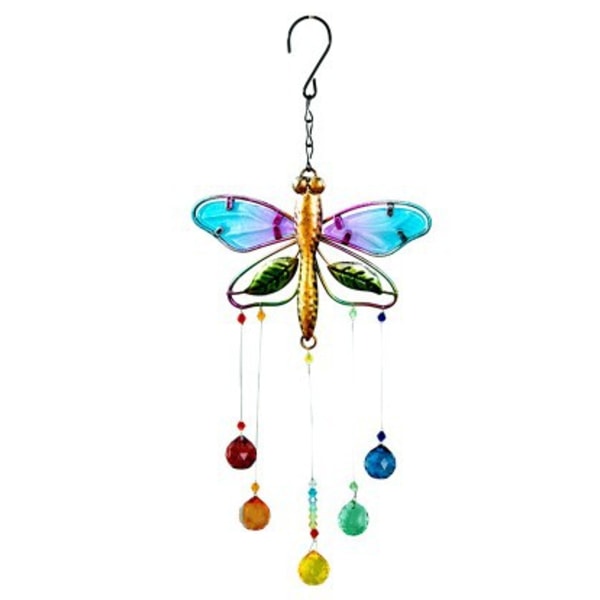 Dragonfly Window Hanging Crystal Ball Prism, Sun Catcher With Crystal