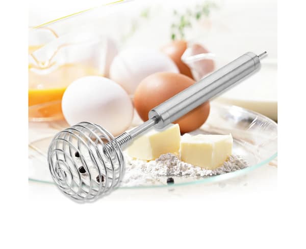 Rustfritt stål manuell visp skummer blender egg beater stirrer K