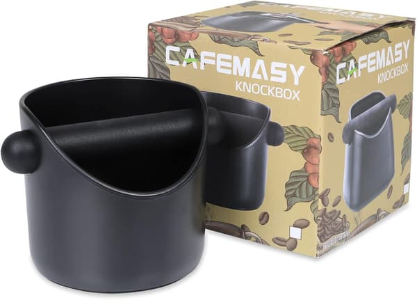 Knock Box, Kaffegrumsbeholder, Kaffegrumsboks, Kaffeboks,