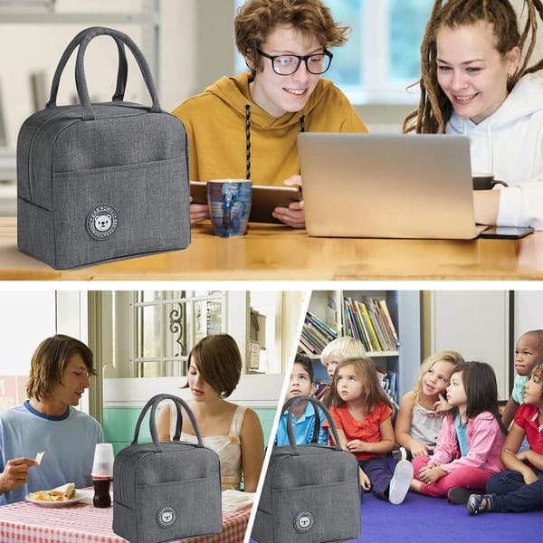 Isolert lunsjpose, liten lunsjboks, vanntett isolert mini L