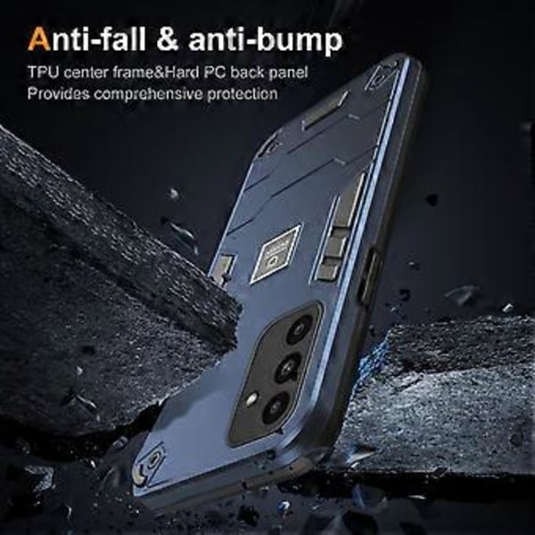 För Samsung Galaxy A15 5G Mobilskal Fallskydd Dubbla Lager PC+TPU (Stil A)