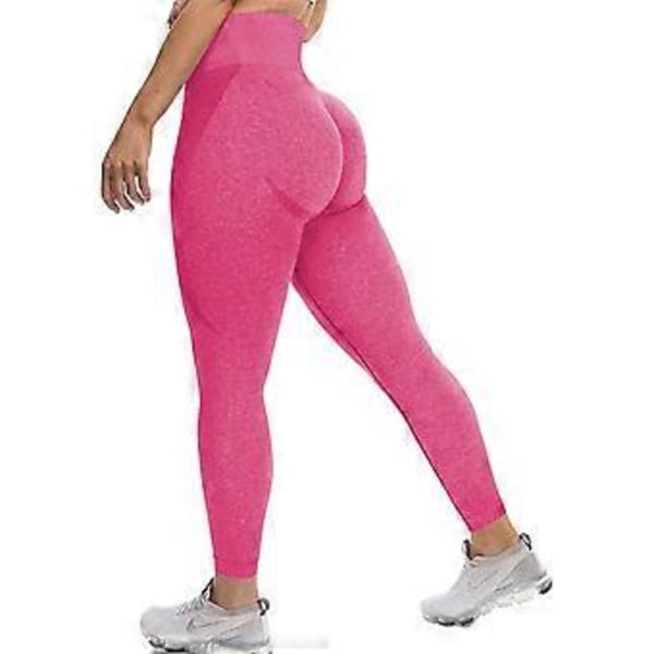 Dam Seamless Leggings Hög Midja Leende Kontur Träning Yoga Byxor Butt Lift Tummy Control Strumpbyxor style150