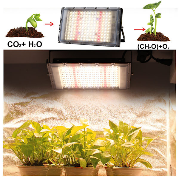 LED-växtlampor, 300W Full Spectrum Grow Lamp Växtlampor för inomhus