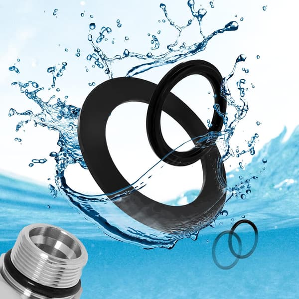 6 stk gummiskiver med O-ring, stort utvalg av gummiskiver