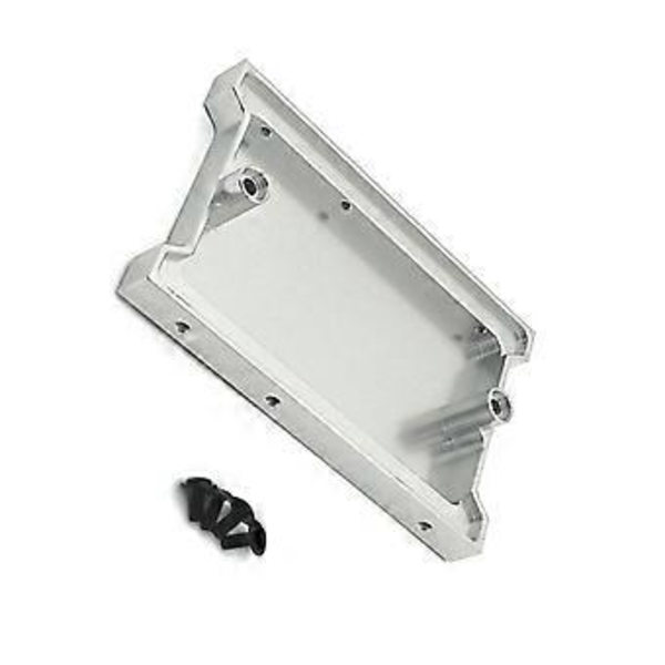 RC-bil Uppgradering Bakre Svansplatta Kit för 1/12 MN99S MN98 RC-bil Uppgraderingsdelar Silver