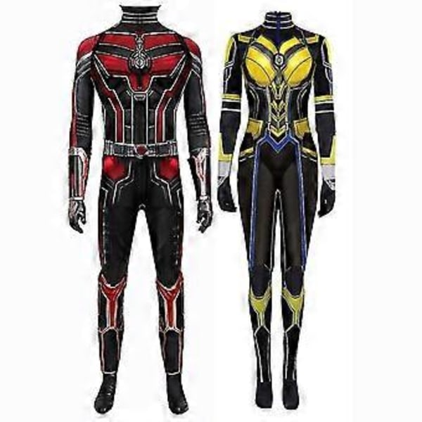 Ant-Man och Wasp Hope Van Dyne Cosplay Kostym Halloween Karneval Kläder V (150 Lila)