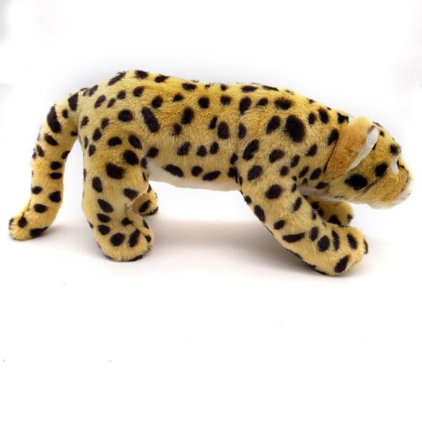Leopardiplyysi 13 tuuman simulaatioeläinleopardi nukke standin