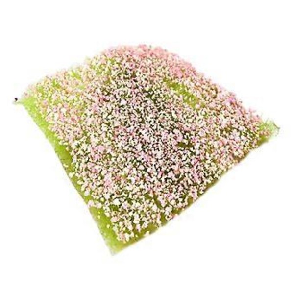 Græsrede Model Simulation Turf Terræn Model Kunstgræs til Tog (pink)