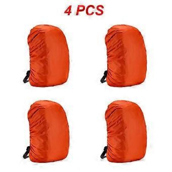 1~8 kpl 35-80L Nylon-reppu Sateen- ja pölynkestävä suojus Vedenpitävä suojus Ulkoilukiipeily Vaellus Vuoristovaellus Reppu-pussi Suojus (Oranssin värinen 55-60L 4 kpl)