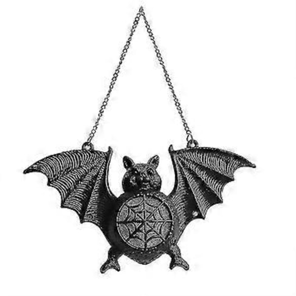 1 stk Halloween Selvlysende Flaggermus Lys Plast Skummel Flaggermus Dekor Hy
