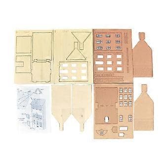 DIY Træhus Saml Scene Layout til Boligindretning HO Skala
