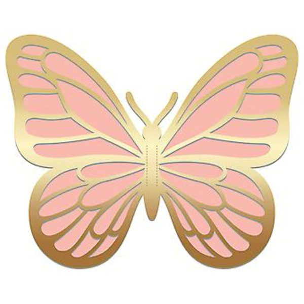 12 stk. Skinnende Butterfly Vægstickers Dobbeltsidede Dekorative Vægstickers Til Fester Bryllupper Jubilæer (D)