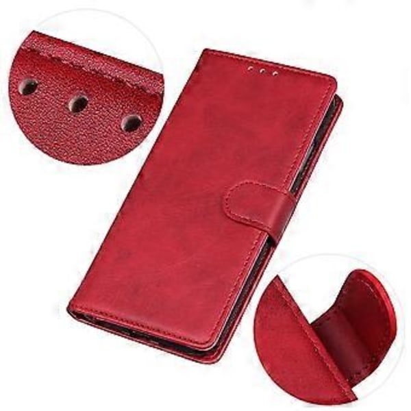 Til Xiaomi 14T Pro Stand Wallet Case Ko Læder Tekstur Læder Telefon Cover (Style D)
