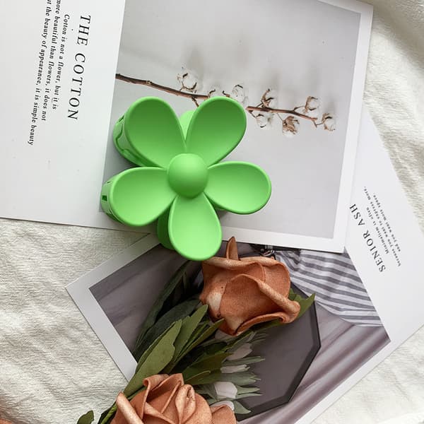 1 stk. store Daisy Claw Clips, søde hårklemmer til piger, varm sommer