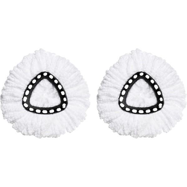 2-pack ersättningsmopphuvuden kompatibla med mopp, mikrofiber