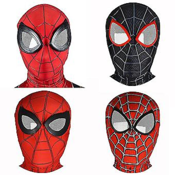 Halloween Spider-Man Maske Superheltemasker Karneval Cosplay Kostumemaske Lycrastof Material (E)