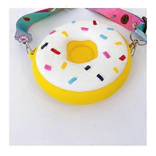 Donut Børne Pung Børnetaske Møntpung Sød Børne Møntpung Vilde Drenge Og Piger Messenger Taske Silikone Børnetaske Multi-farve Mulighed (brun)