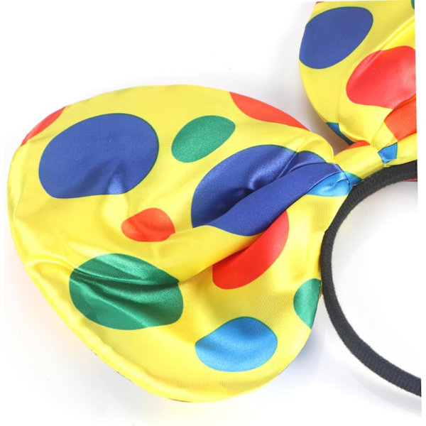 2 stk sløyfesett Jumbo Polka Dots sløyfehodebånd av Funny Party Hats for
