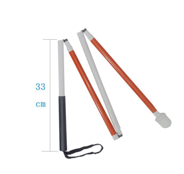 Blind Folding Bar - Hvit Lang Folding Bar for Bevegelse Rundt