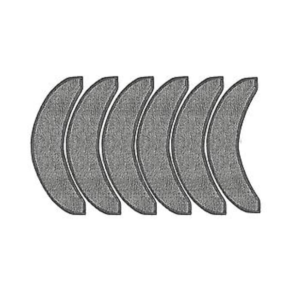 6-pakks Erstatningsmoppputer for Combo J7+ Robotstøvsuger, Gjenbrukbare Mikrofiber Moppputer Tilbehør ( )