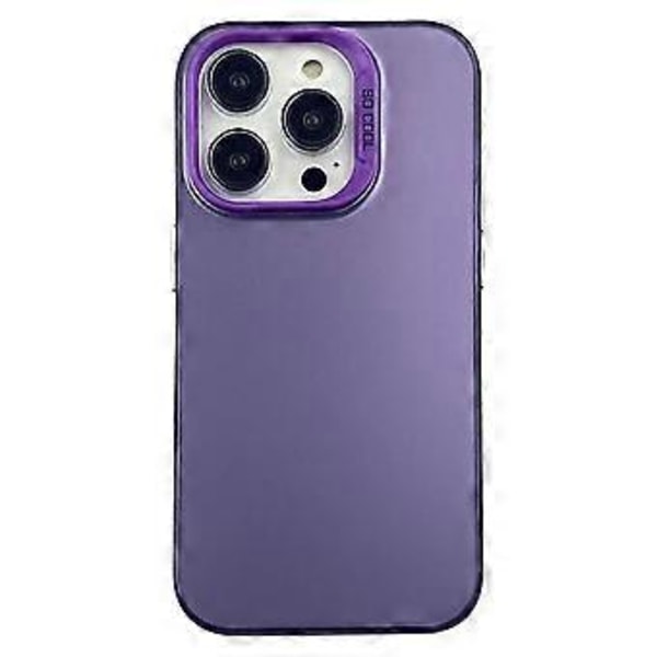 iPhone 16 Pro -kotelo IMD hopeanvärinen TPU+PC puhelinkuori (Tyyli A)