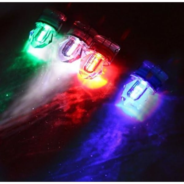 LED 5 stk. Dyb Drop Undervandsfiskeri Lys Diamant Rørformet Stil Agn